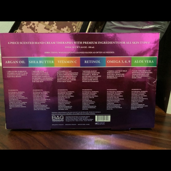 6 Tubes Hand Cream Lotion Olivia Grace - Picture 3 of 5